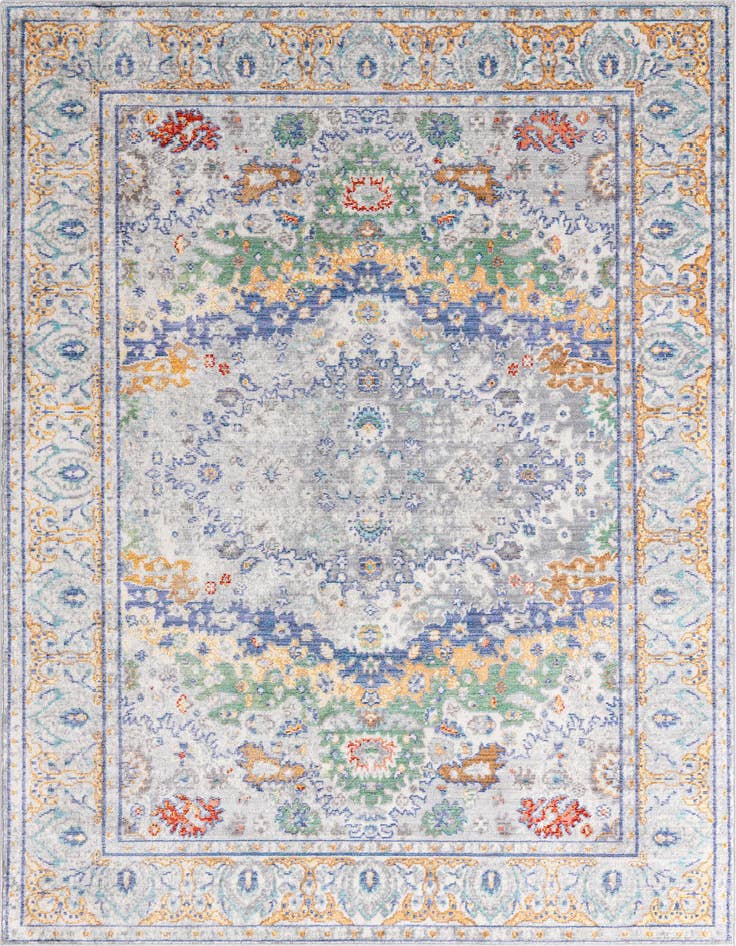 Detail image of 5' x 8' Aqua Rug
