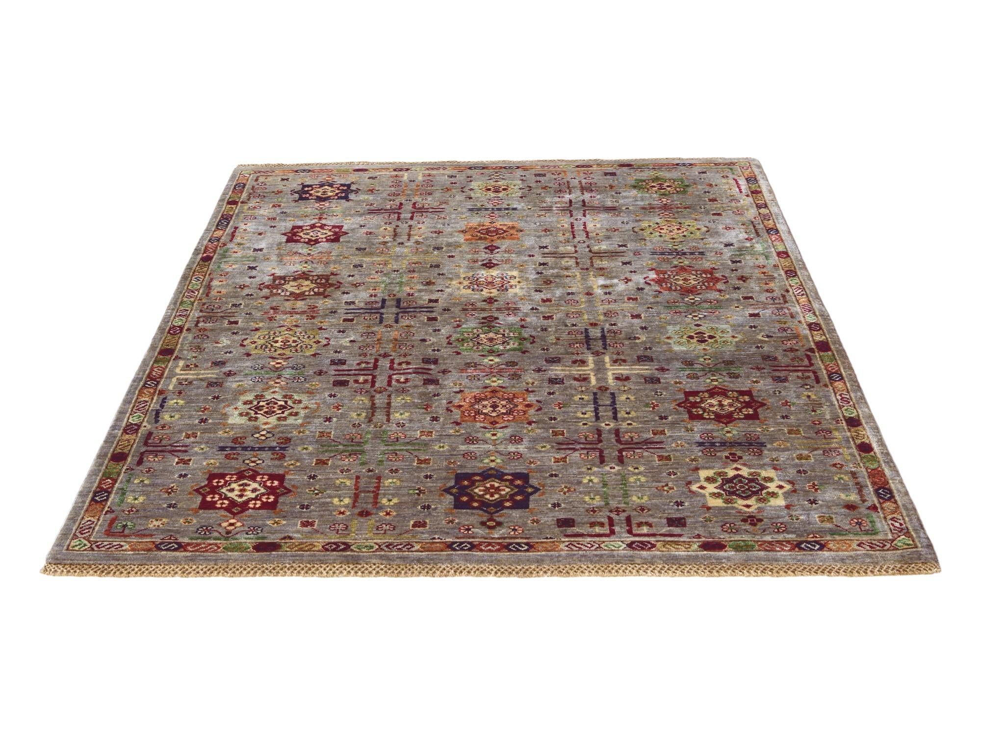 5' x 6' 6 Hand Knotted Ariana Ziegler Rug