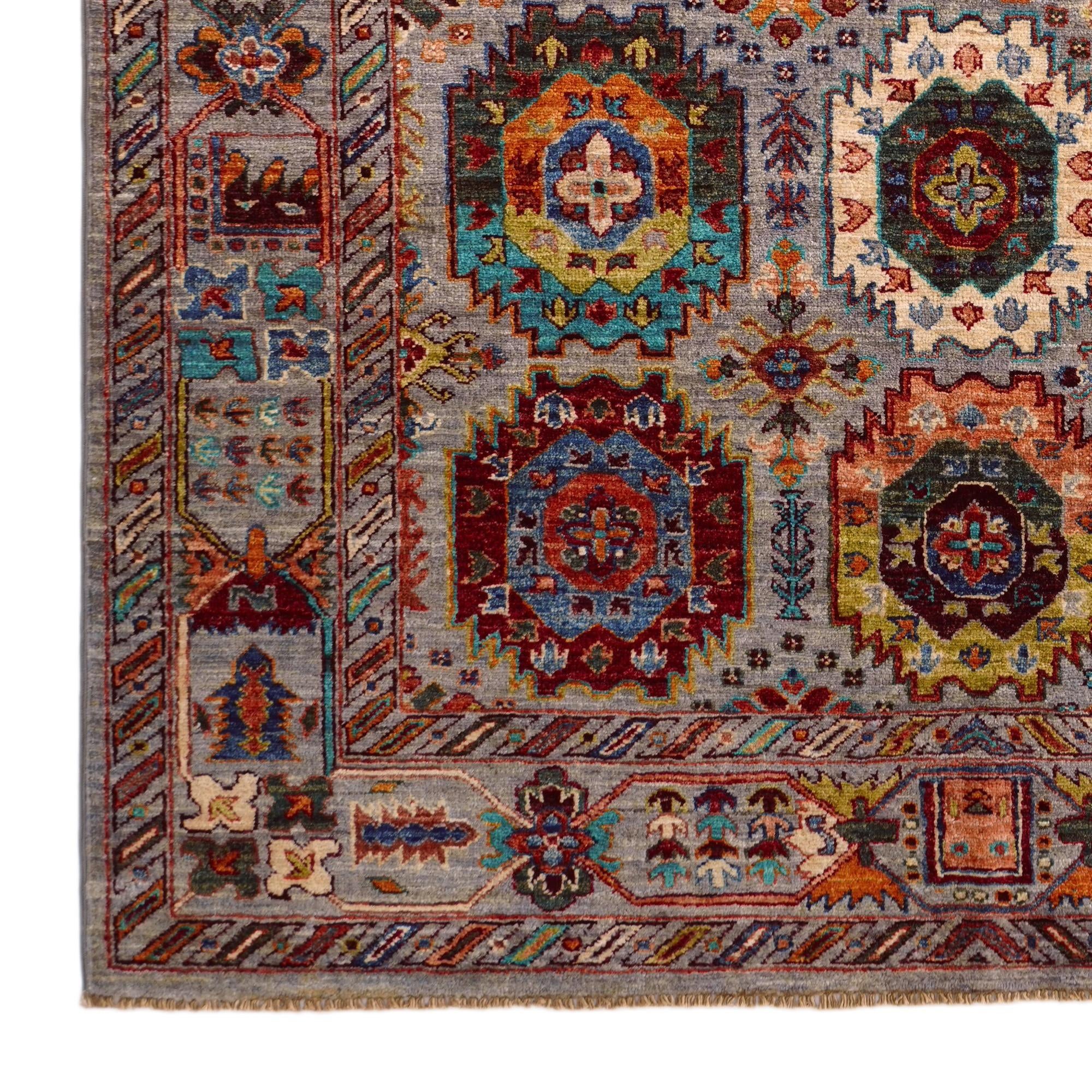 5' 2 x 6' 7 Hand Knotted Ariana Ziegler Rug