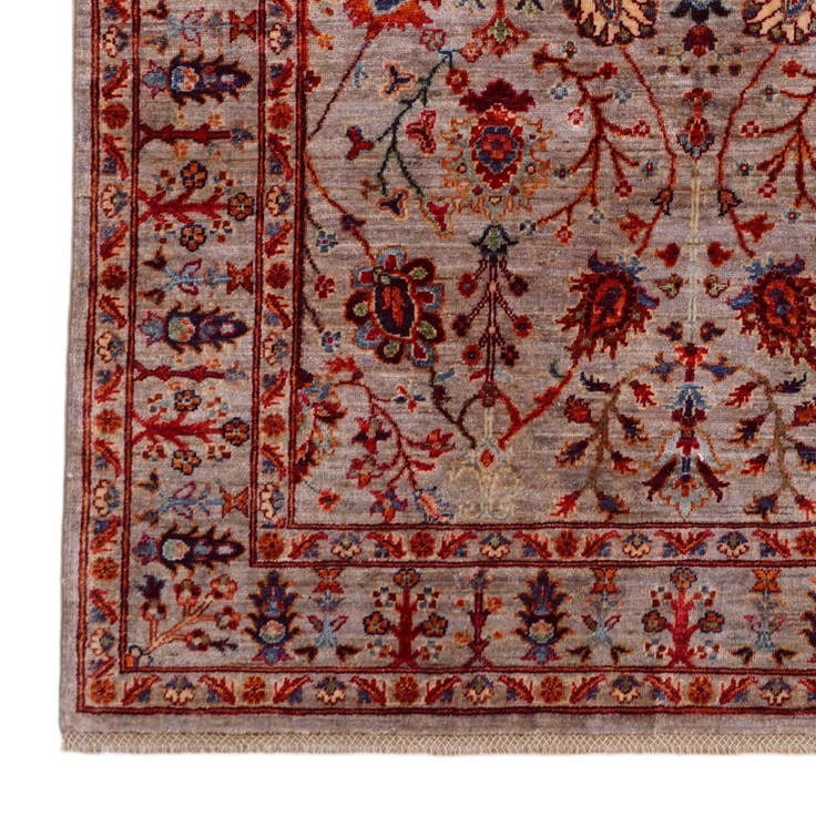Detail image of 5' x 6' 8 Hand Knotted Ariana Ziegler Rug
