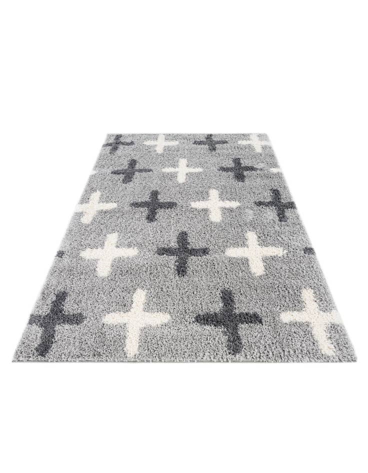 Detail image of 5' 3 x 7' 6 Athena Shag Rug