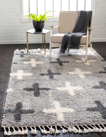 5' x 8' Athena Shag Rug