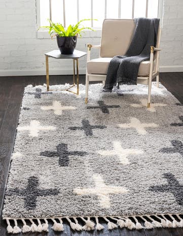 5' x 8' Athena Shag Rug