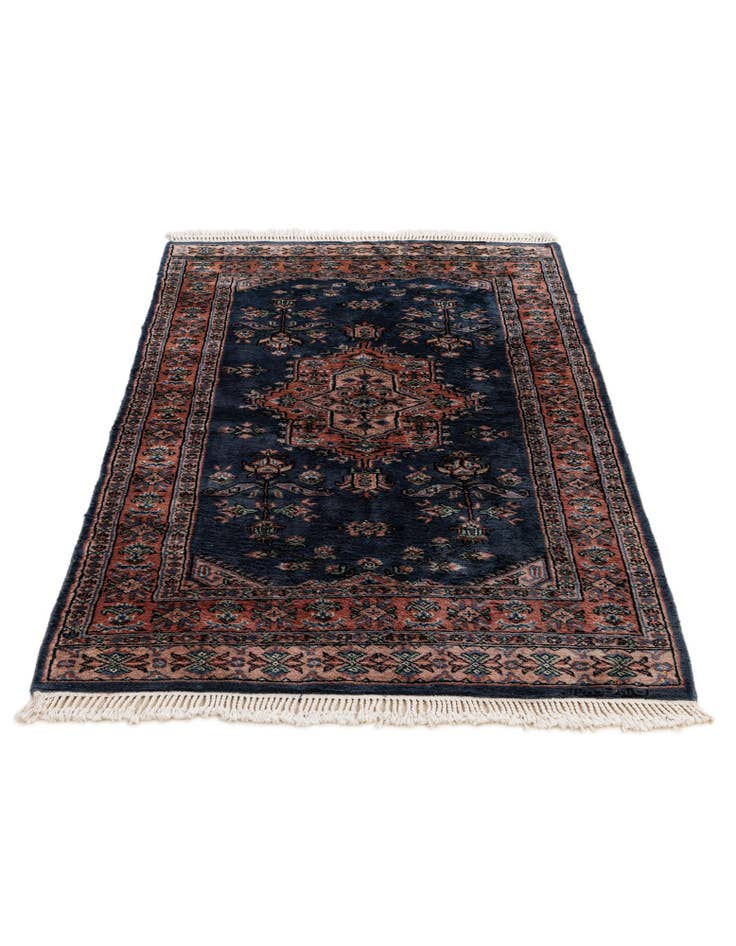 Detail image of 3' 1 x 5' Hand Knotted Bokhara Wool Rug