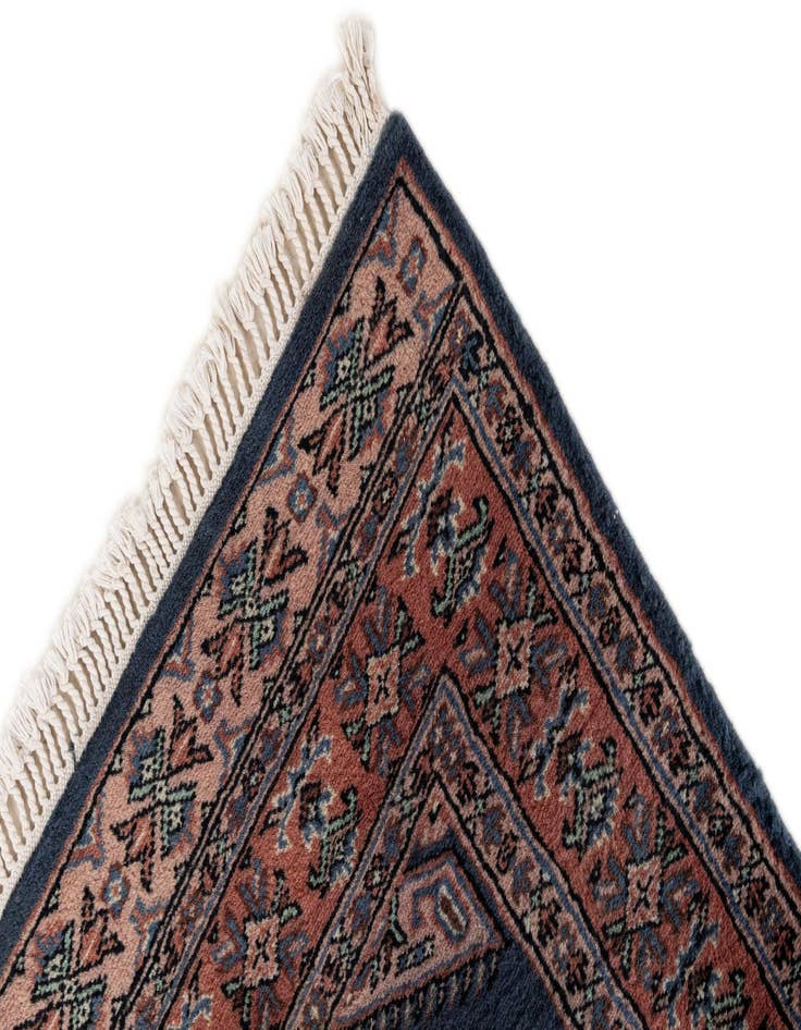 Detail image of 3' 1 x 5'  Hand Knotted Bokhara Wool Rug