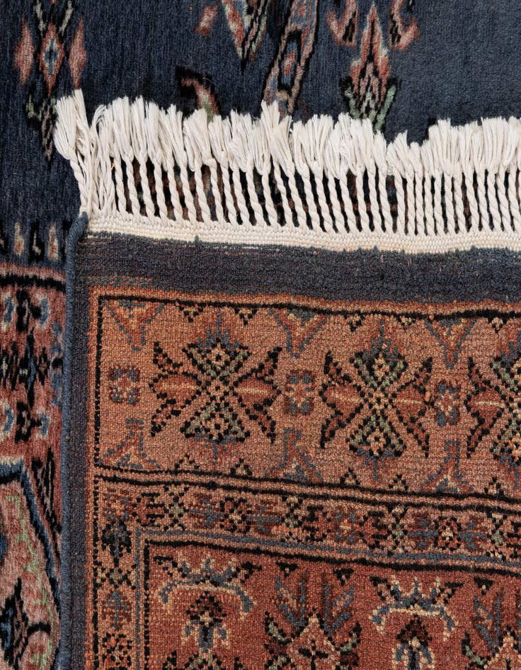 Detail image of 3' 1 x 5'  Hand Knotted Bokhara Wool Rug