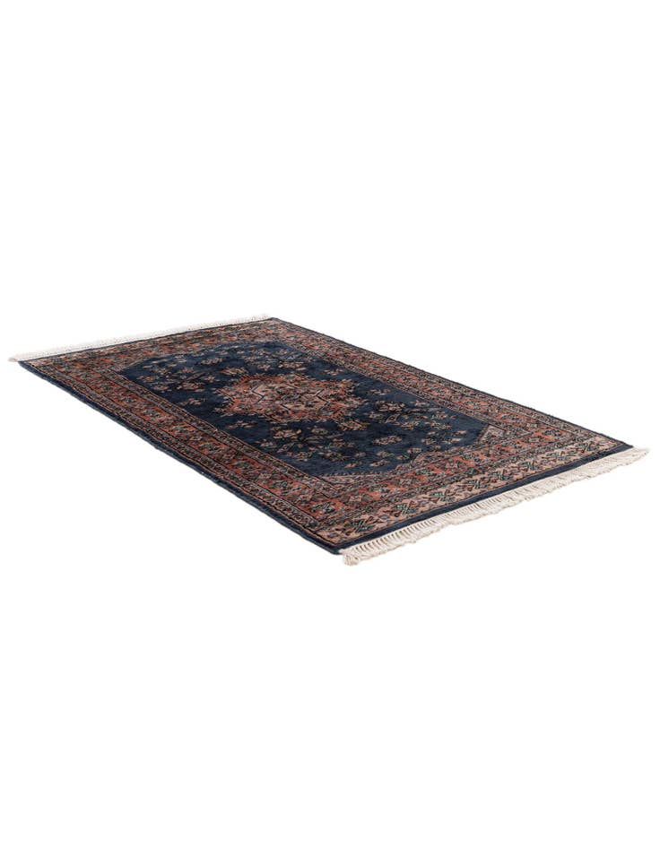 Detail image of 3' 1 x 5' Hand Knotted Bokhara Wool Rug