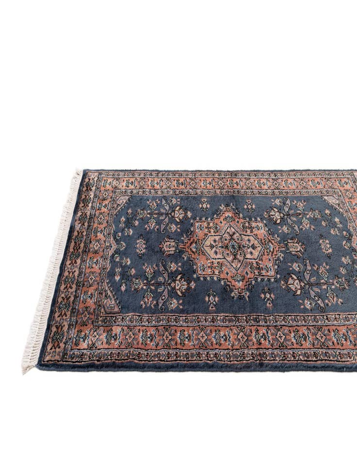 Detail image of 3' 1 x 5'  Hand Knotted Bokhara Wool Rug