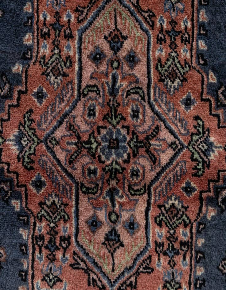 Detail image of 3' 1 x 5'  Hand Knotted Bokhara Wool Rug