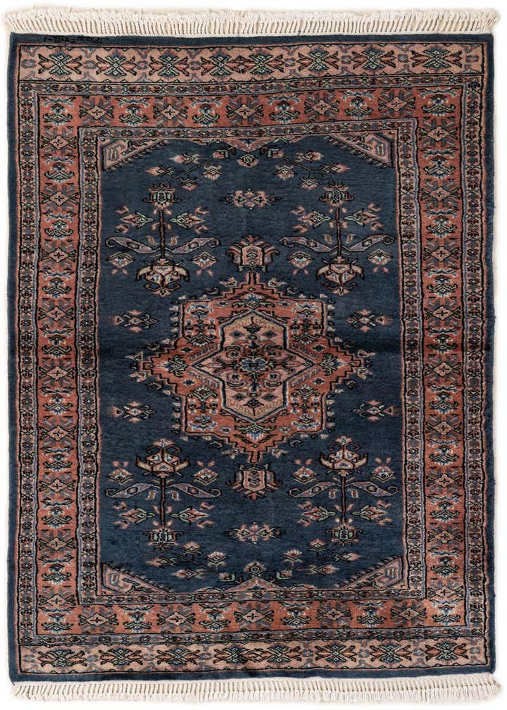 3' 1 x 5' Hand Knotted Bokhara Wool Rug