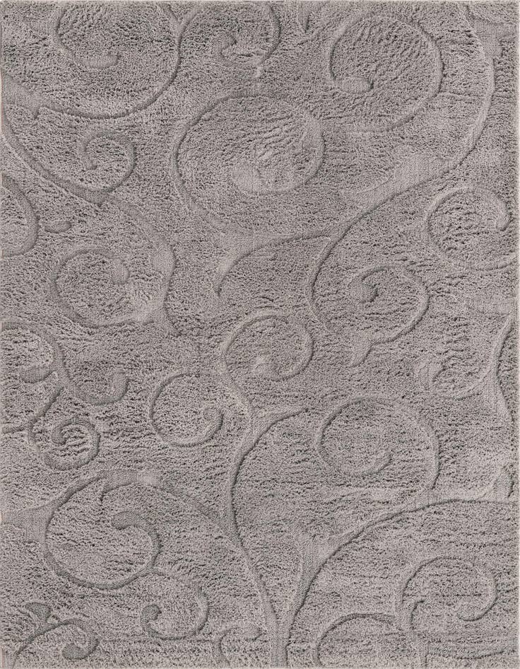 Detail image of 8' x 10' Botanical Shag Rug