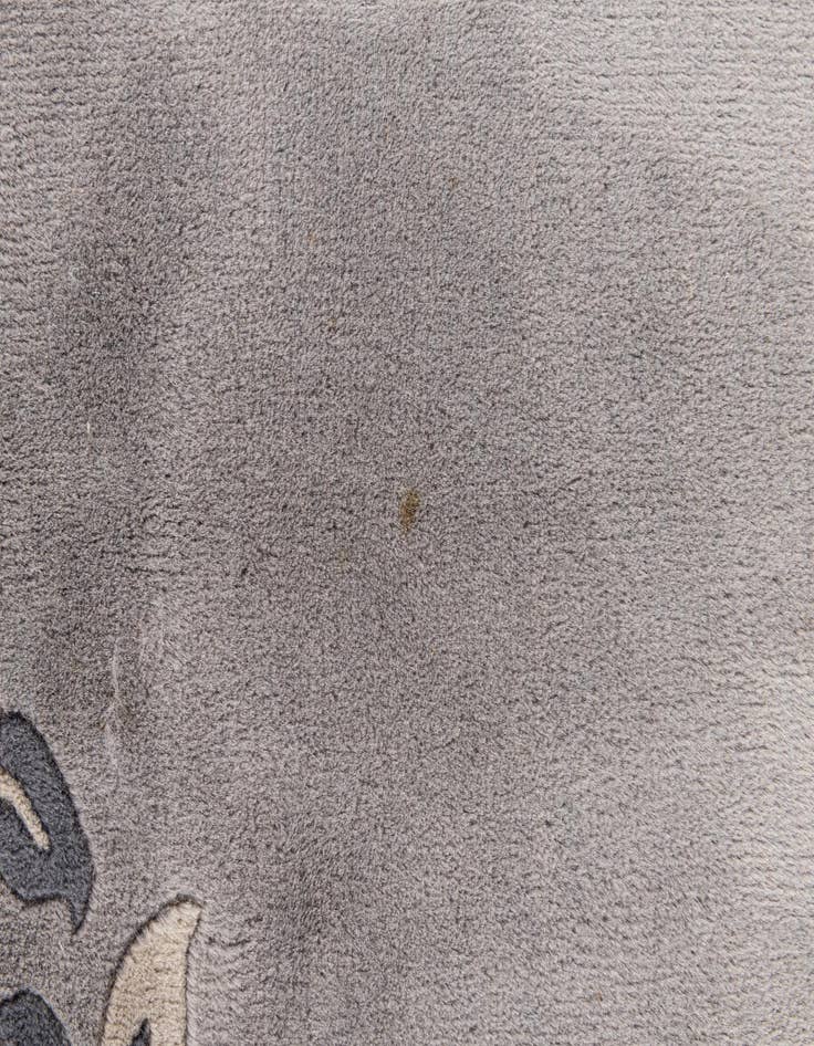 Detail image of 6' 7 x 9' 9 Hand Knotted Carved Pekin Wool Rug