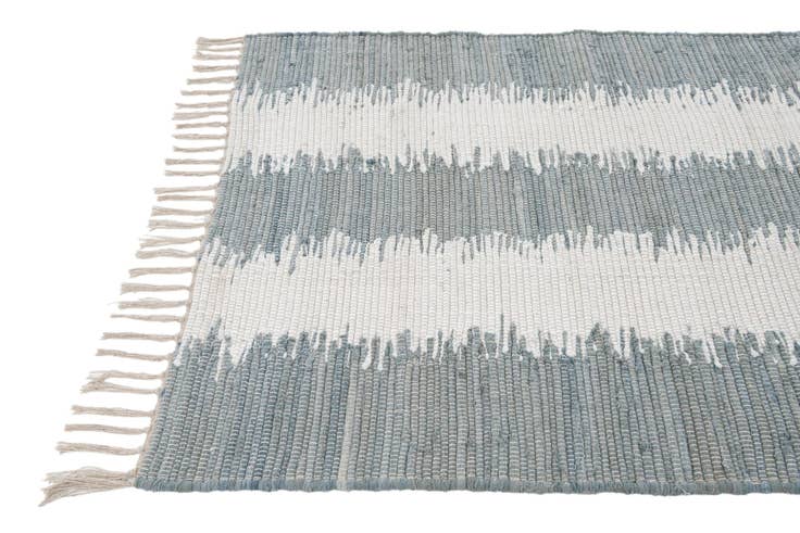 Detail image of 3' 1 x 5' 2 Hand Woven Chindi Cotton Rug