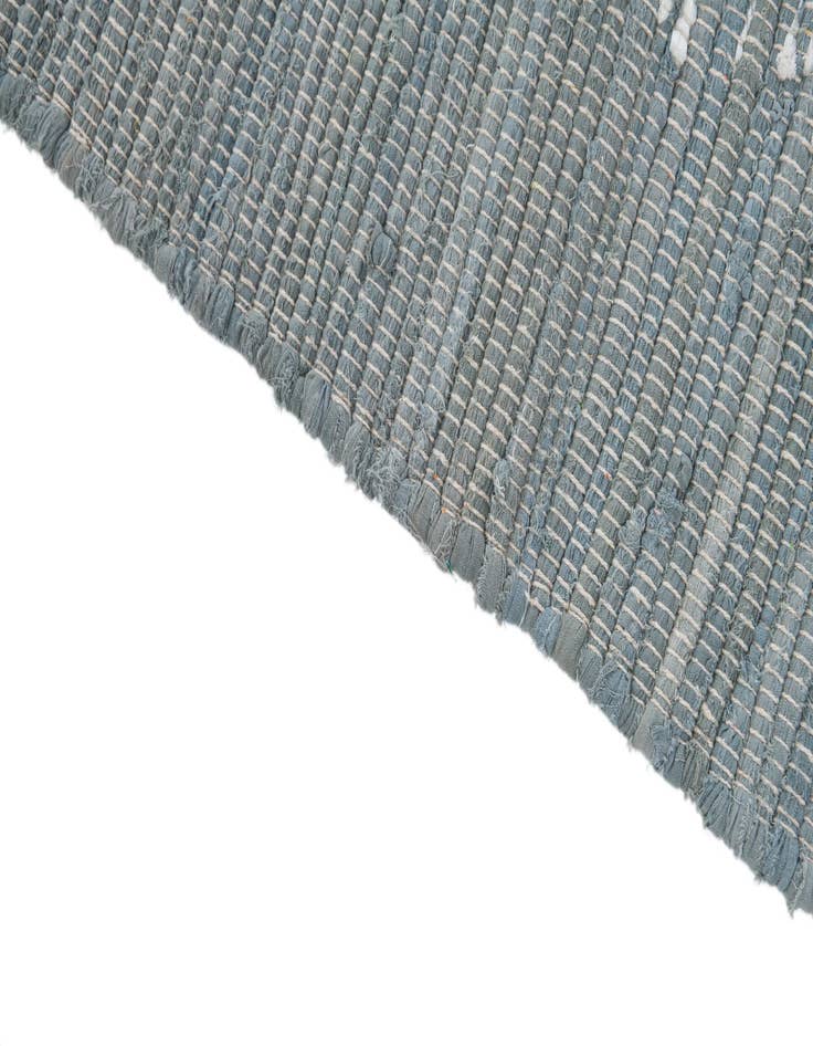 Detail image of 3' 1 x 5' 2  Hand Woven Chindi Cotton Rug