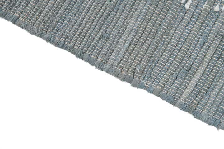 3' 1 x 5' 2 Hand Woven Chindi Cotton Rug