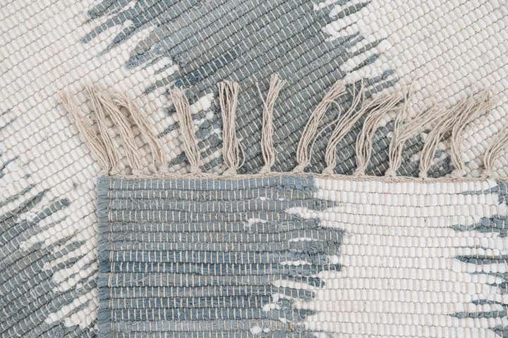 3' 1 x 5' 2 Hand Woven Chindi Cotton Rug