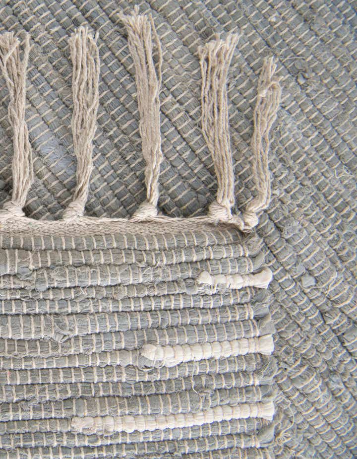 7' 10 x 10' Hand Woven Chindi Cotton Rug