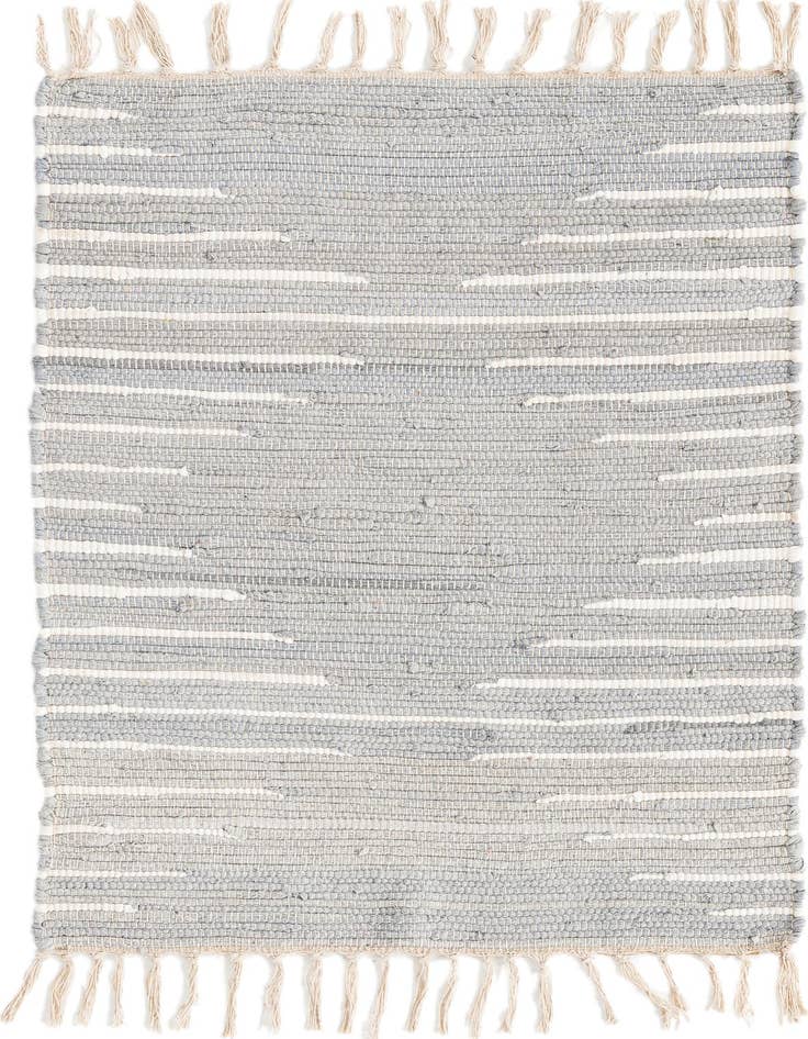 Detail image of 2' x 3' 1 Chindi Cotton Rug