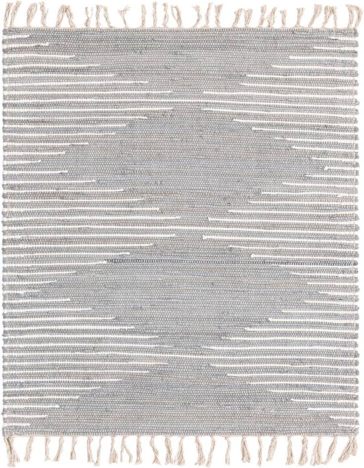 Detail image of 3' 3 x 5' 1 Hand Woven Chindi Cotton Rug