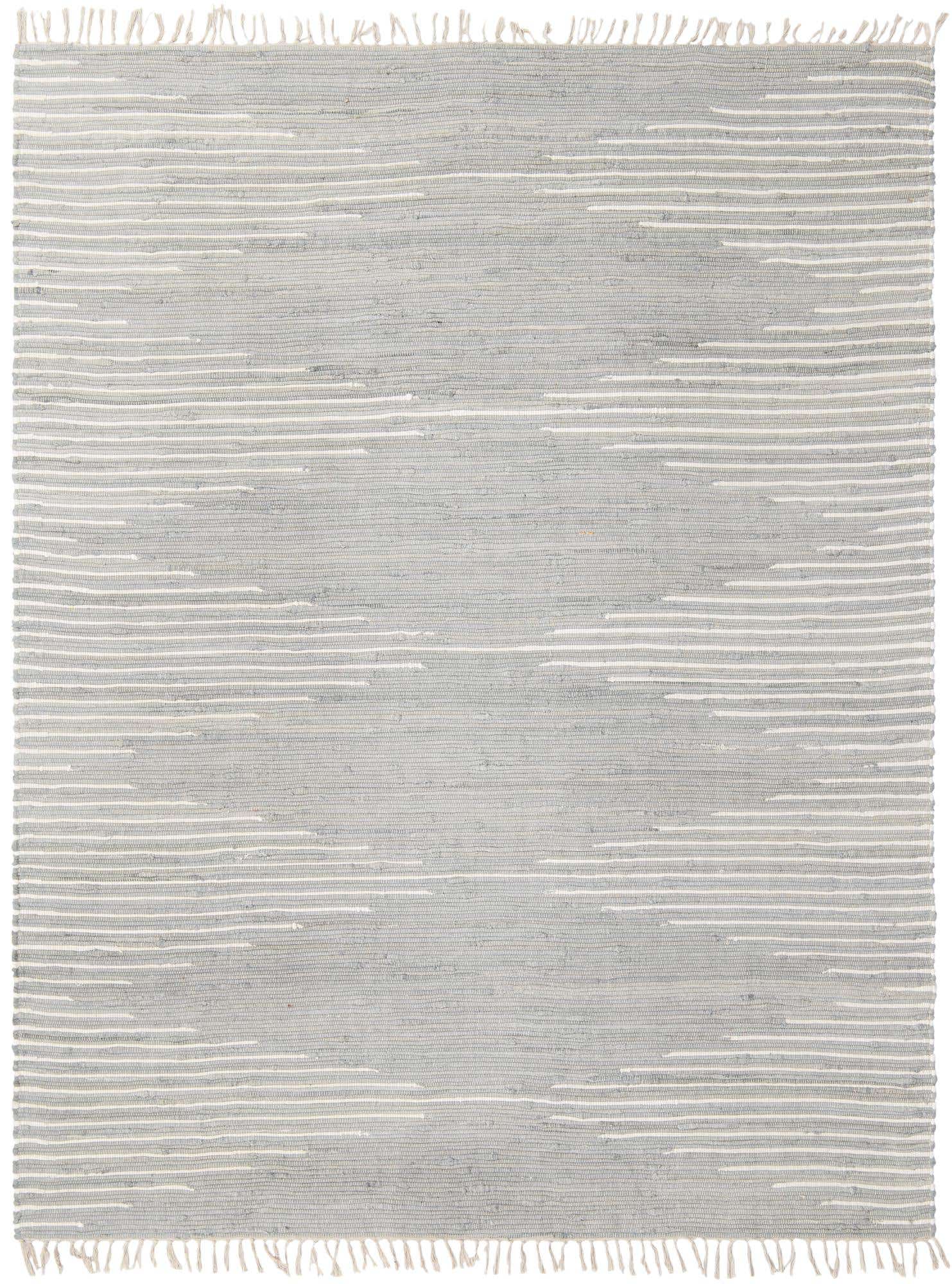 7' 10 x 10' Hand Woven Chindi Cotton Rug