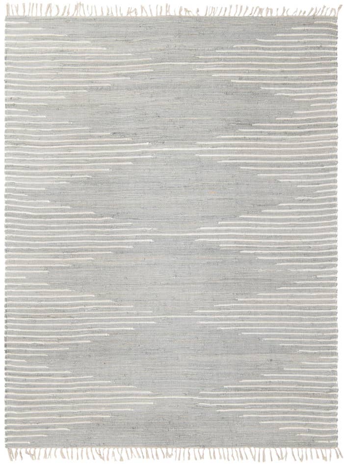 Detail image of 7' 10 x 10' Hand Woven Chindi Cotton Rug