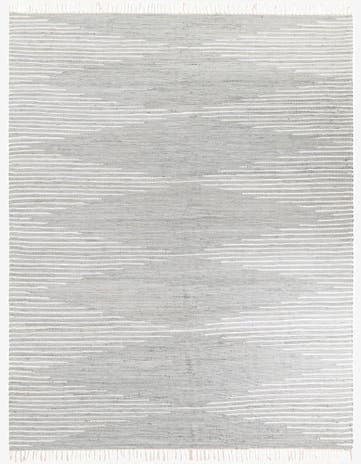 Light Gray Chindi Cotton Rug