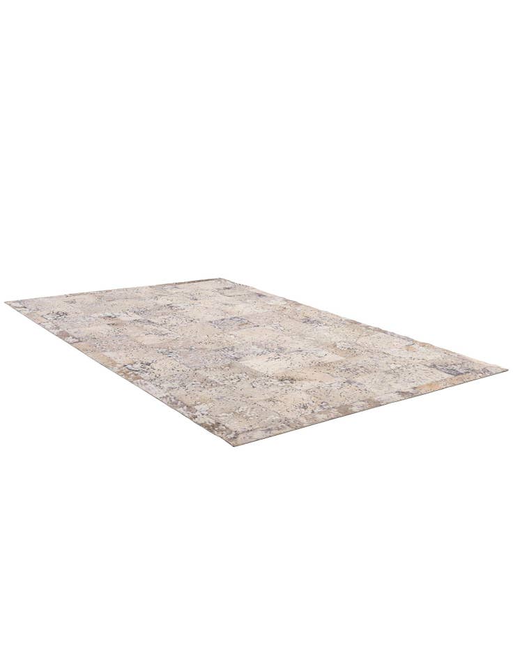 Detail image of 5' 4 x 8' 2 Cowhide - Patchwork Rug