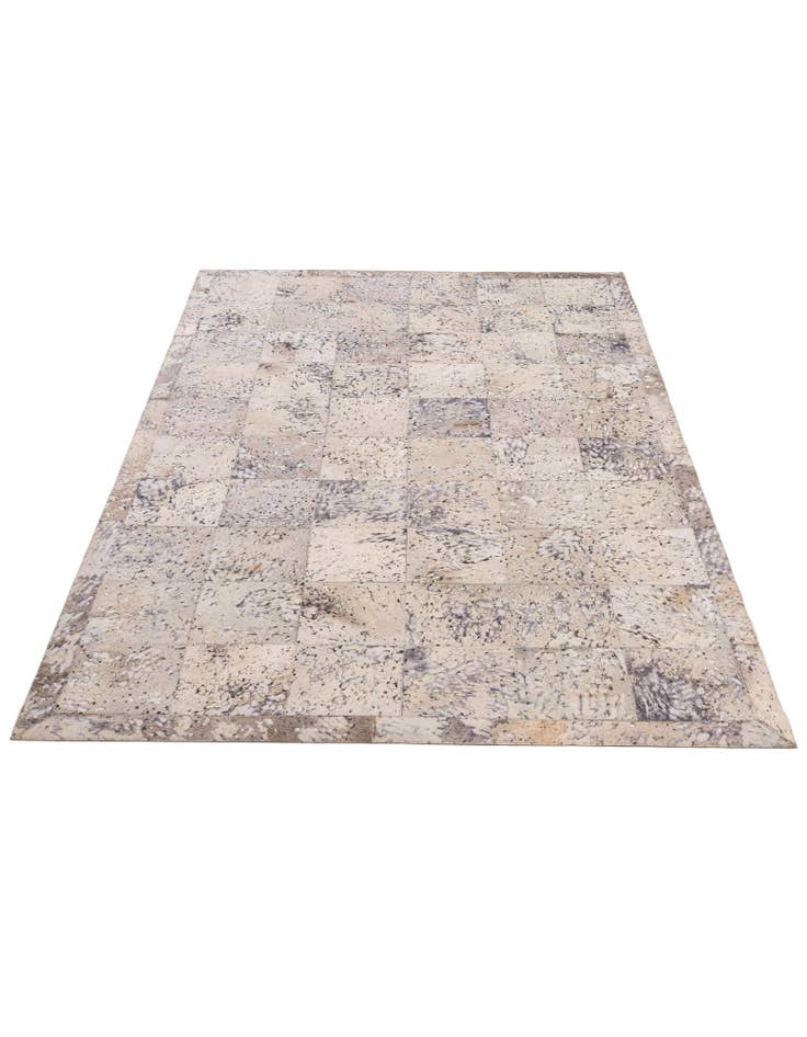 Detail image of 5' 4 x 8' 2 Cowhide - Patchwork Rug