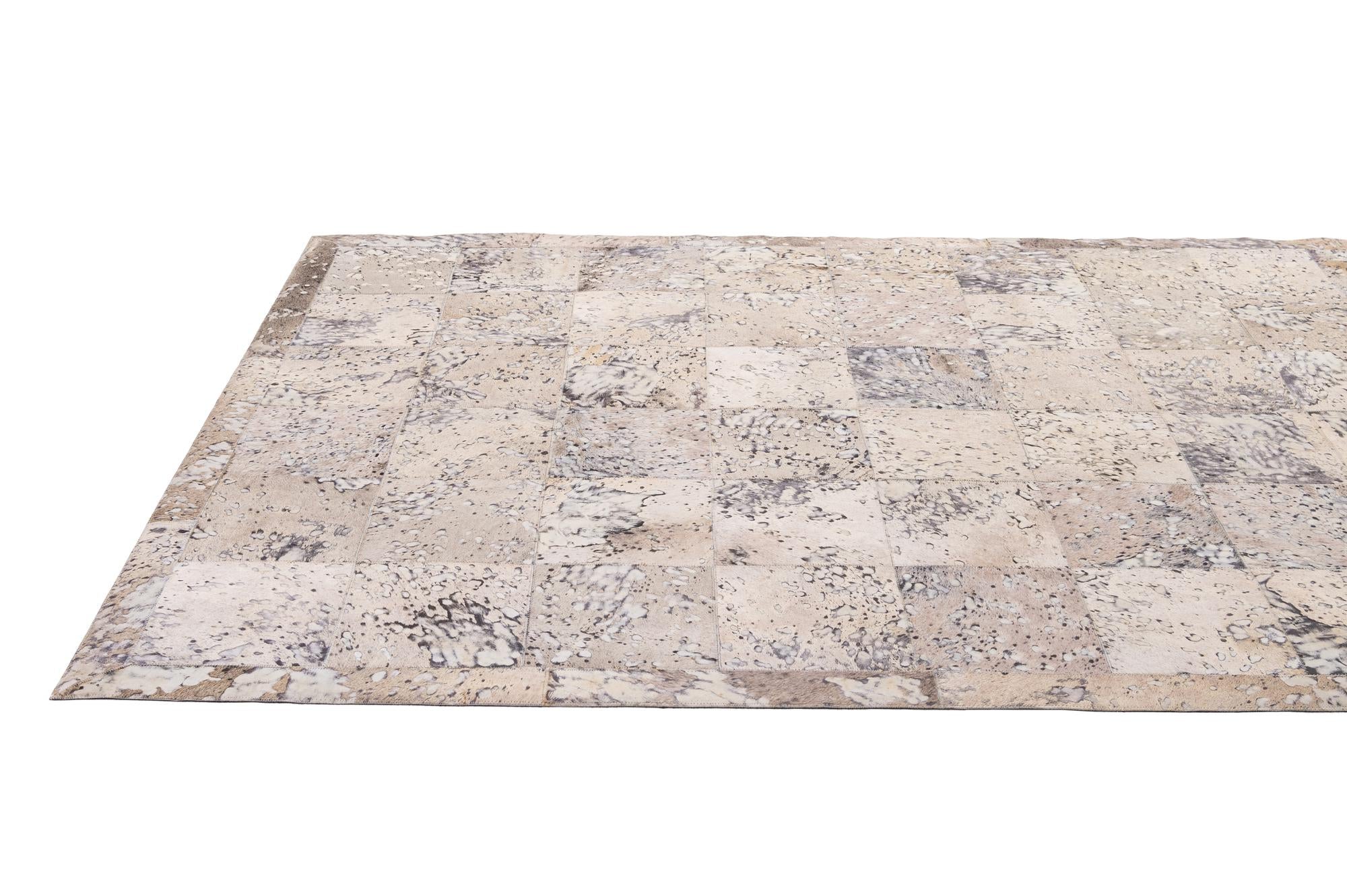 5' 4 x 8' 2 Cowhide - Patchwork Rug