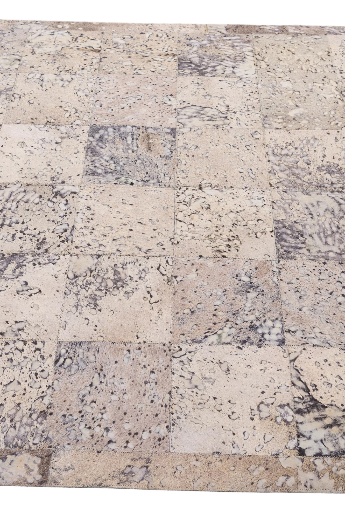 5' 4 x 8' 2 Cowhide - Patchwork Rug
