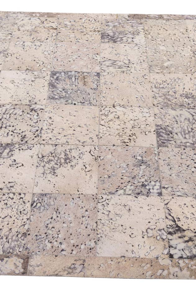 Detail image of 5' 4 x 8' 2 Cowhide - Patchwork Rug