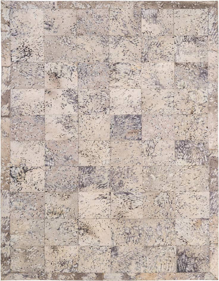 Detail image of 5' 4 x 8' 2 Cowhide - Patchwork Rug