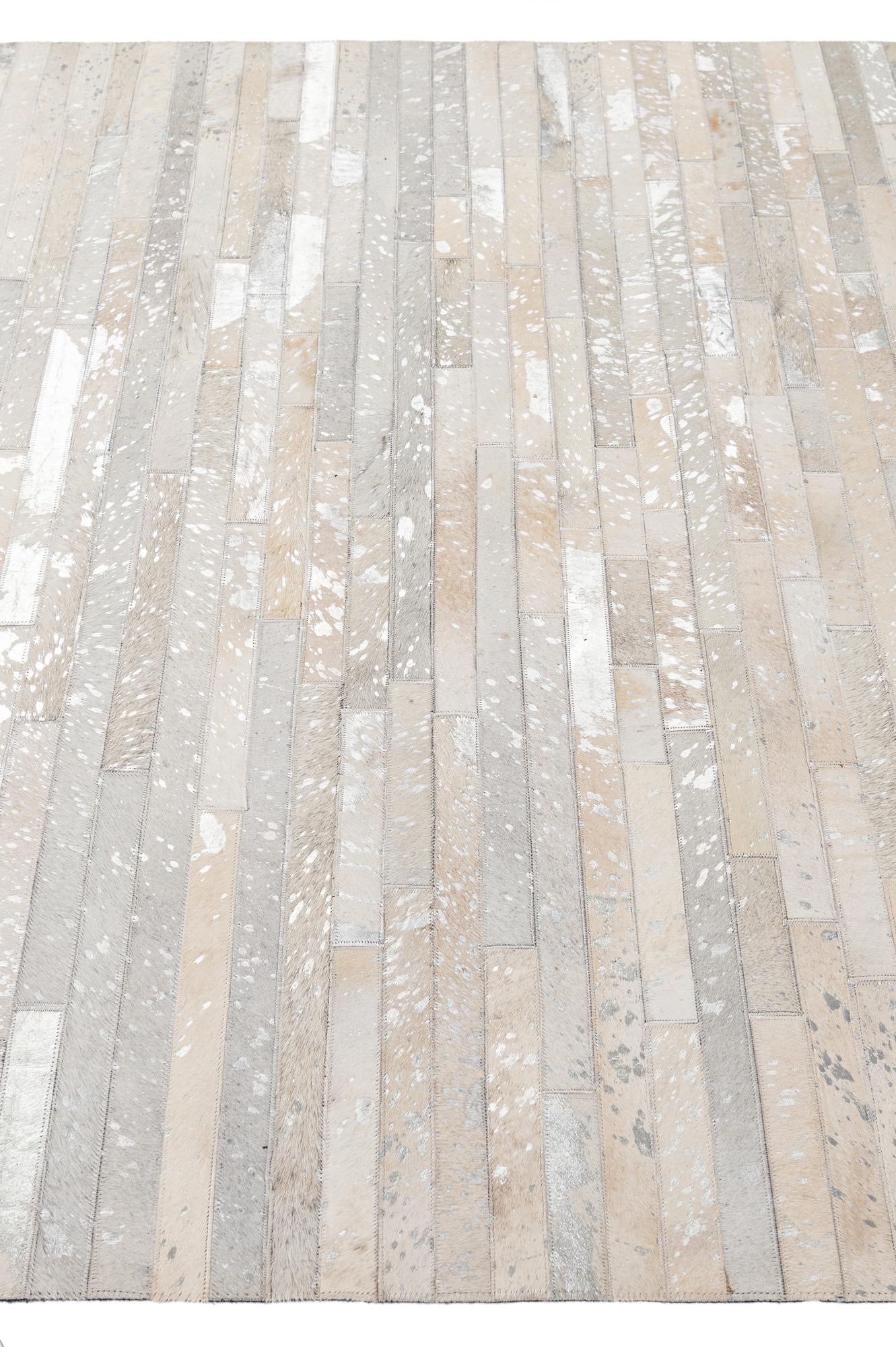 5' 2 x 7' 11 Cowhide - Patchwork Rug