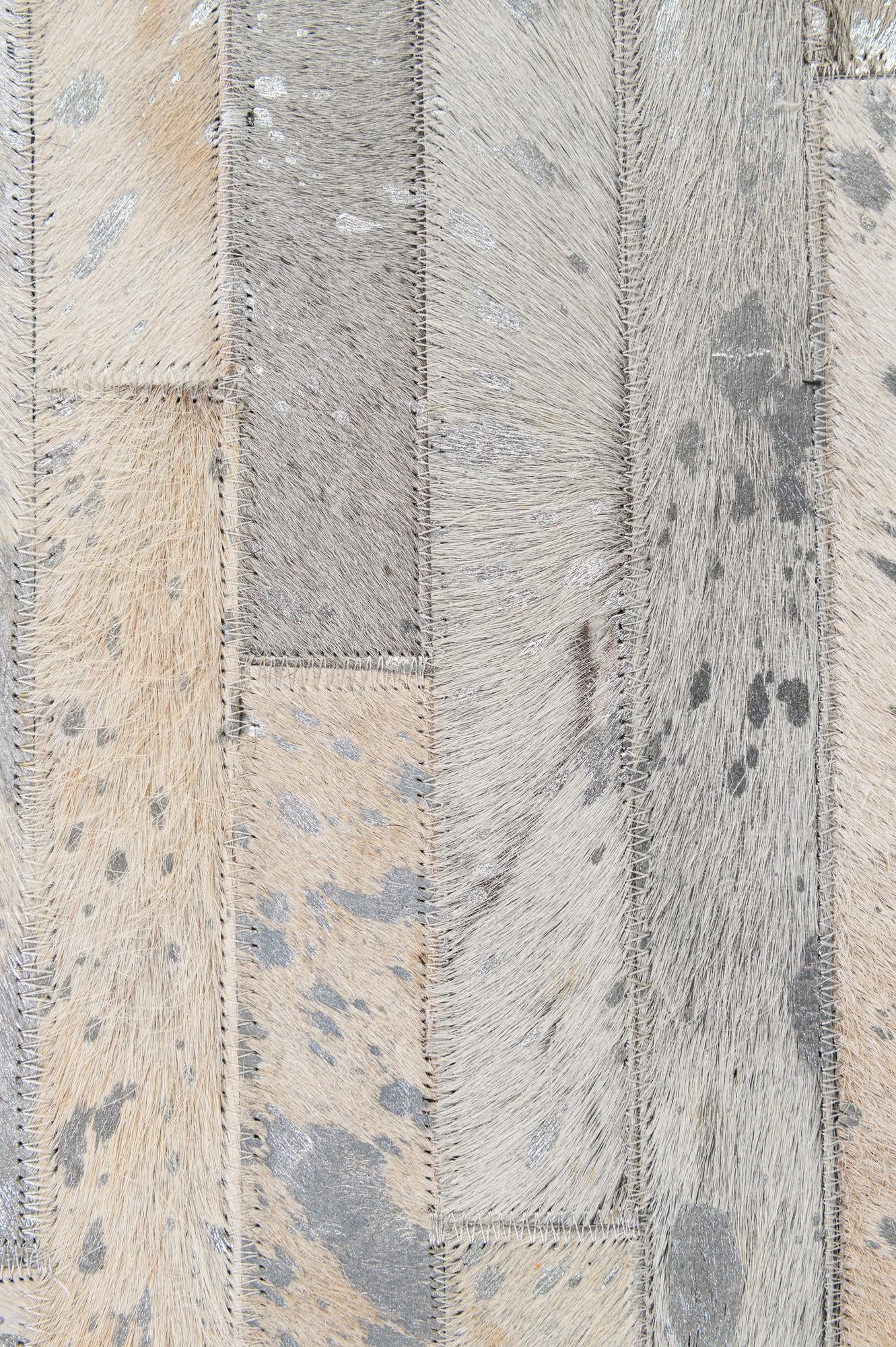 5' 2 x 7' 11 Cowhide - Patchwork Rug