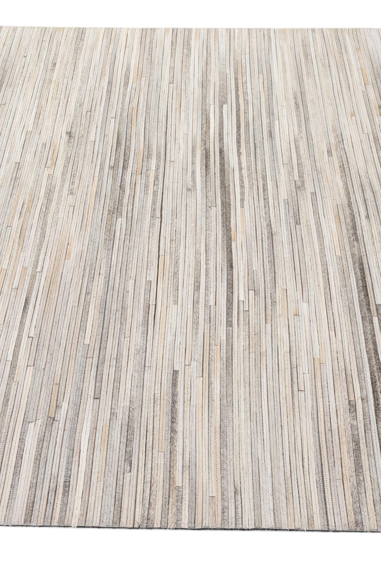 5' 1 x 8' 2 Cowhide - Patchwork Rug