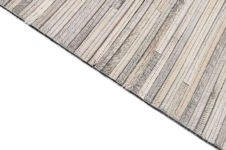 5' 1 x 8' 2 Cowhide - Patchwork Rug