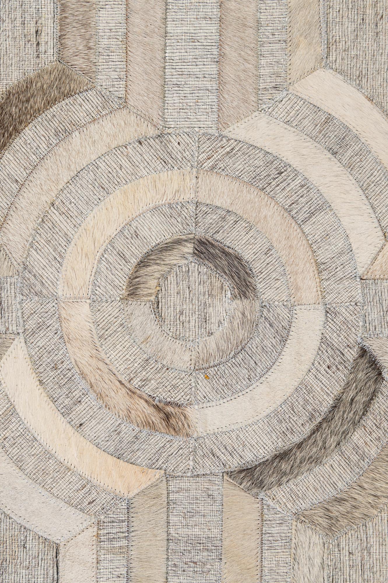 5' 2 x 7' 9 Cowhide - Patchwork Rug