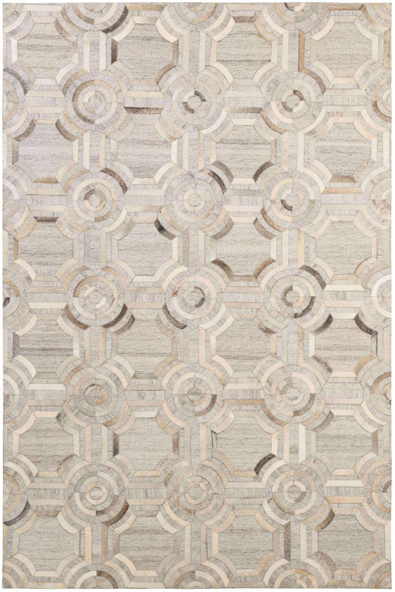 5' 2 x 7' 9 Cowhide - Patchwork Rug
