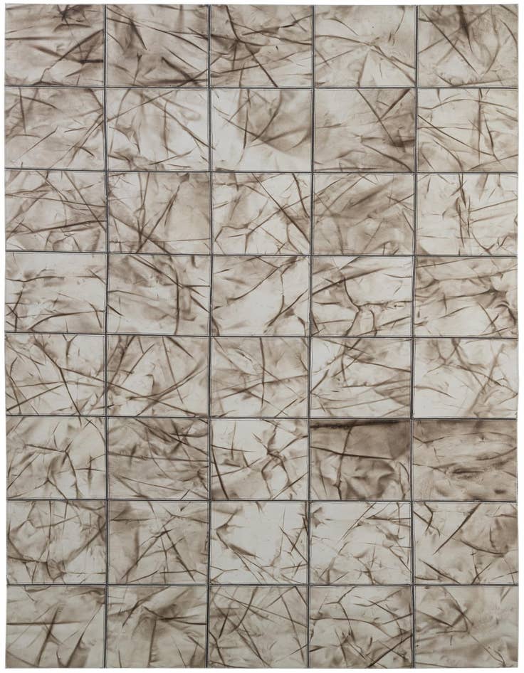 Detail image of 5' x 7' 11 Cowhide - Patchwork Rug