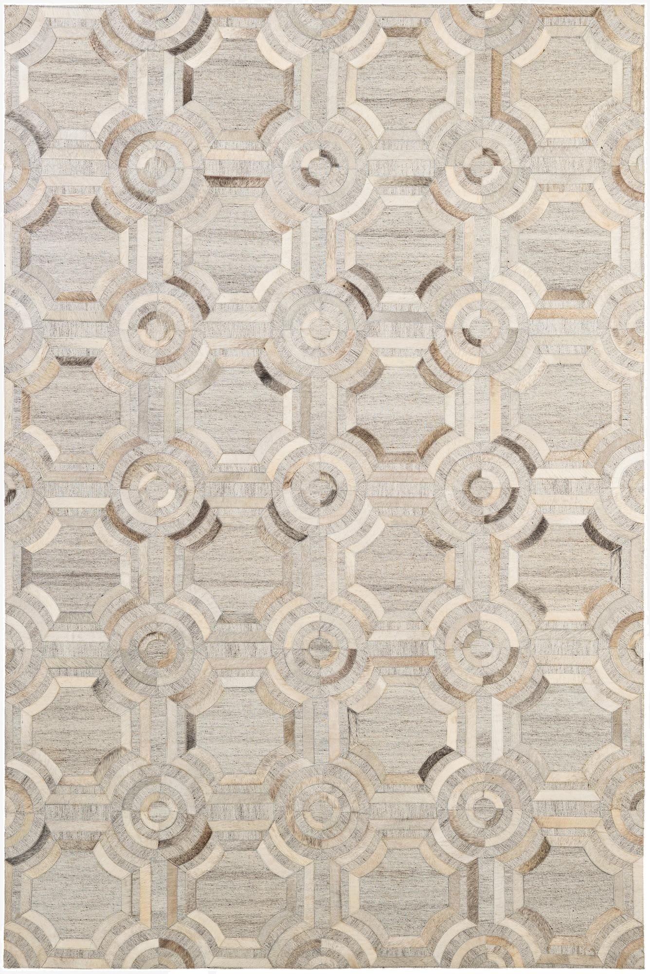 5' 2 x 7' 9 Cowhide - Patchwork Rug