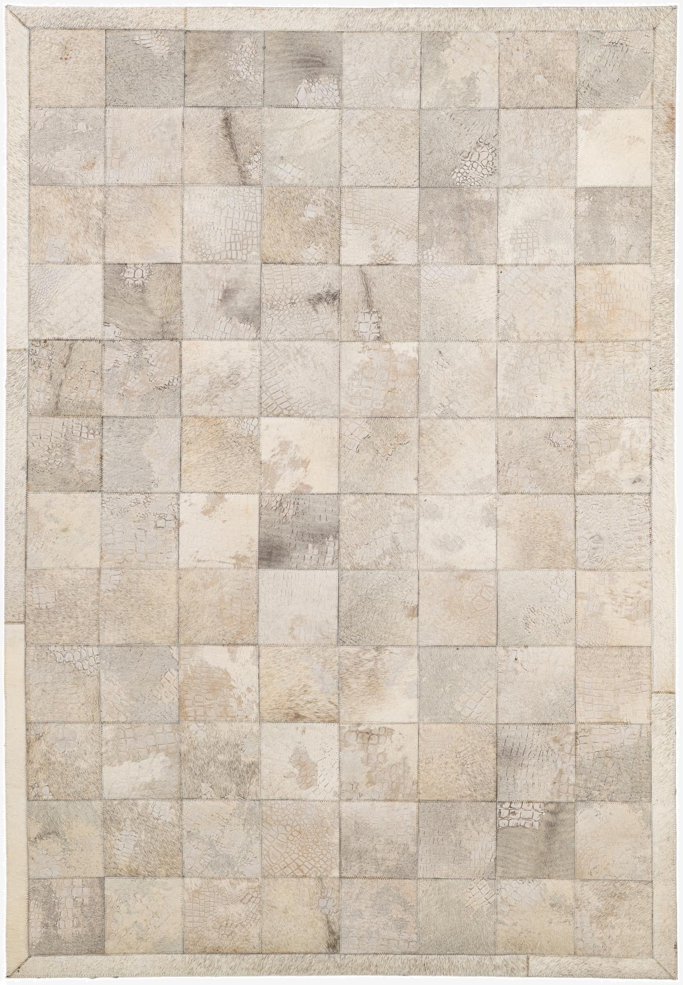 4' 5 x 6' 5 Cowhide - Patchwork Rug
