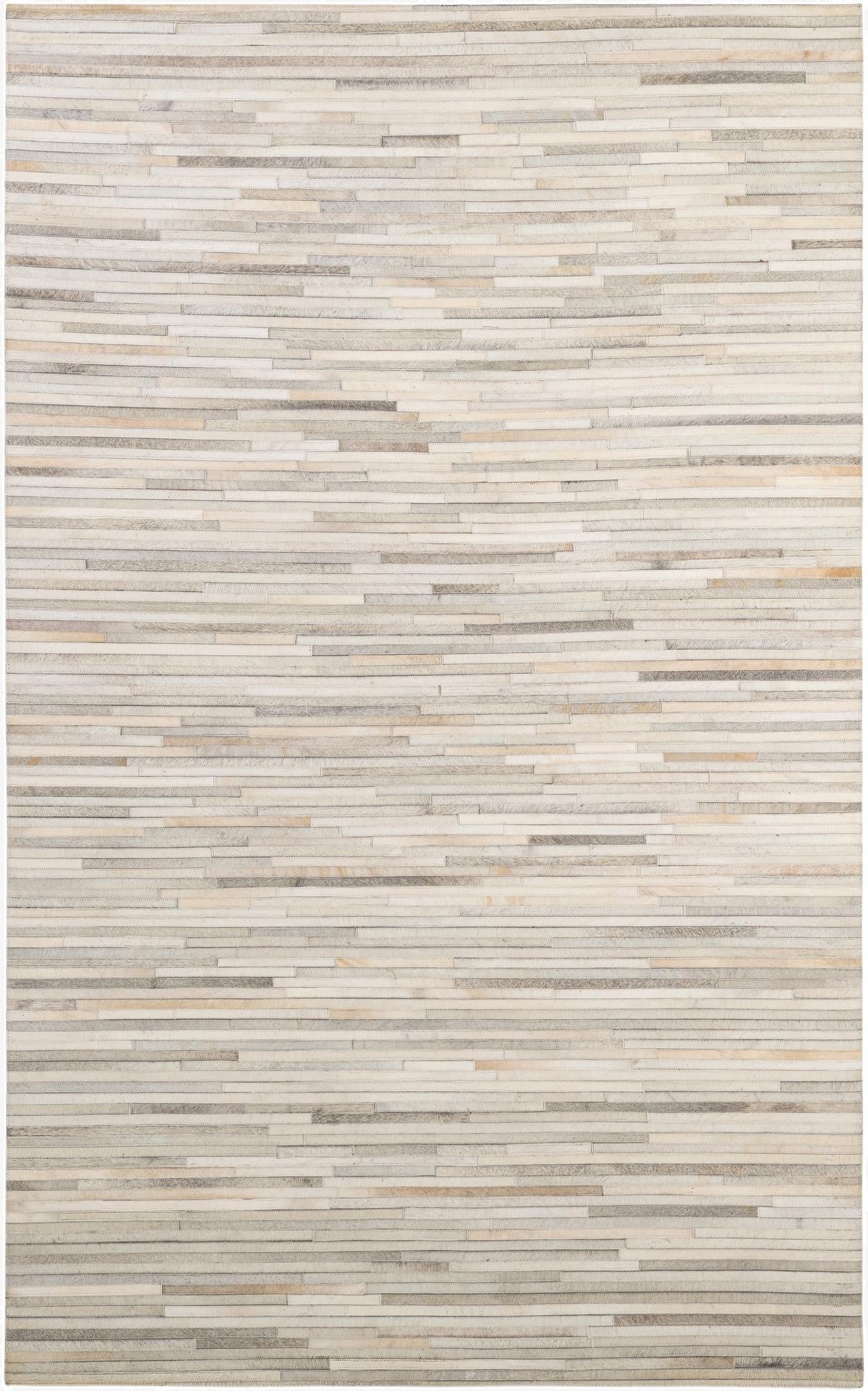 5' 1 x 8' 2 Cowhide - Patchwork Rug