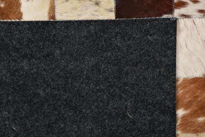 8' x 10' Cowhide Leather Rug
