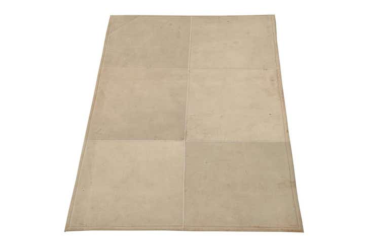 2' x 3' Cowhide Leather Rug