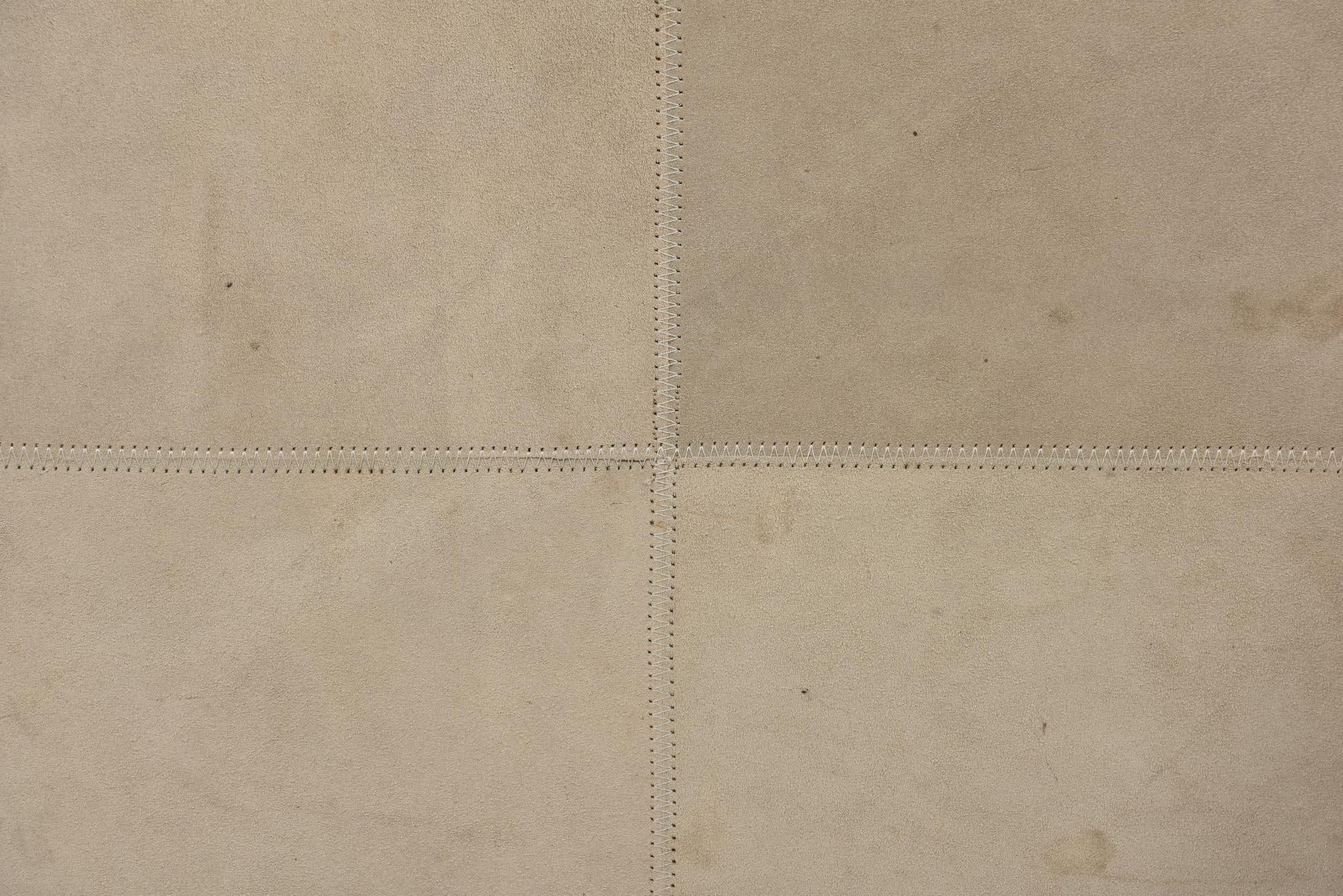 2' x 3' Cowhide Leather Rug