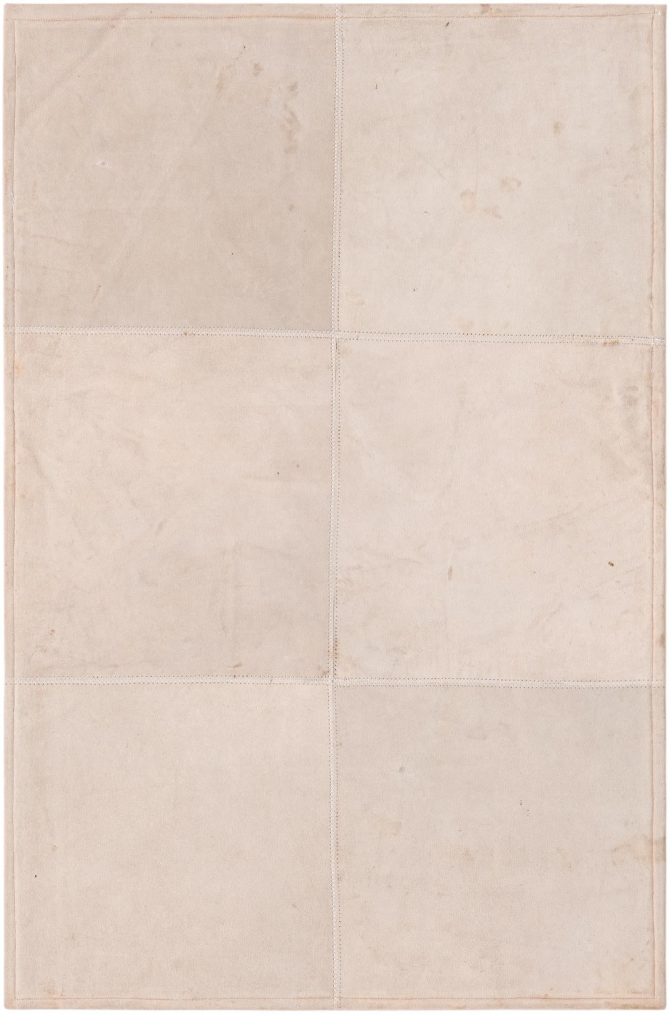 2' x 3' Cowhide Leather Rug