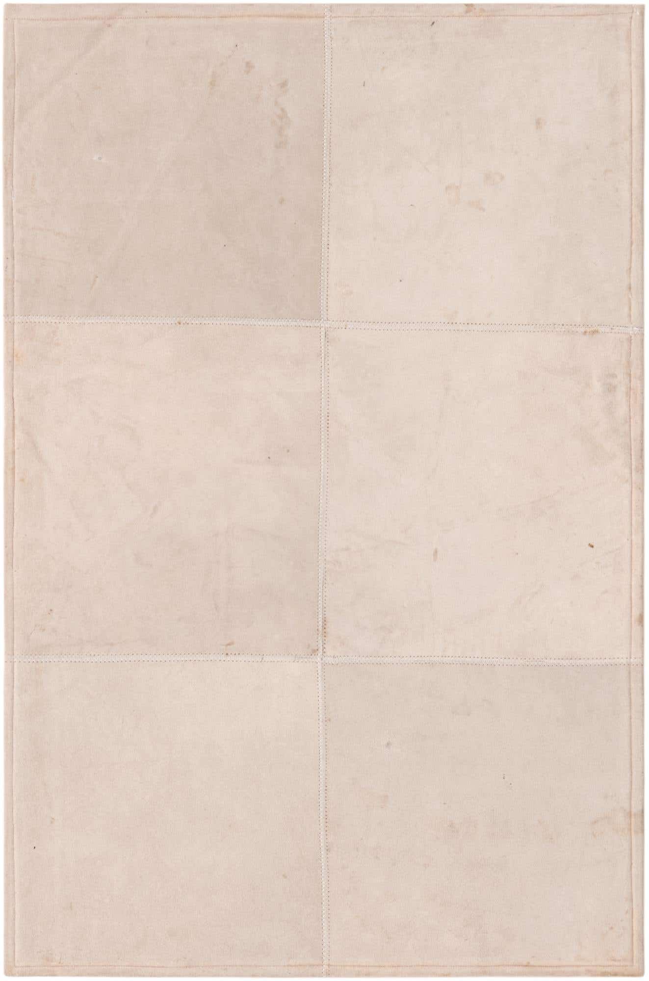 2' x 3' Cowhide Leather Rug
