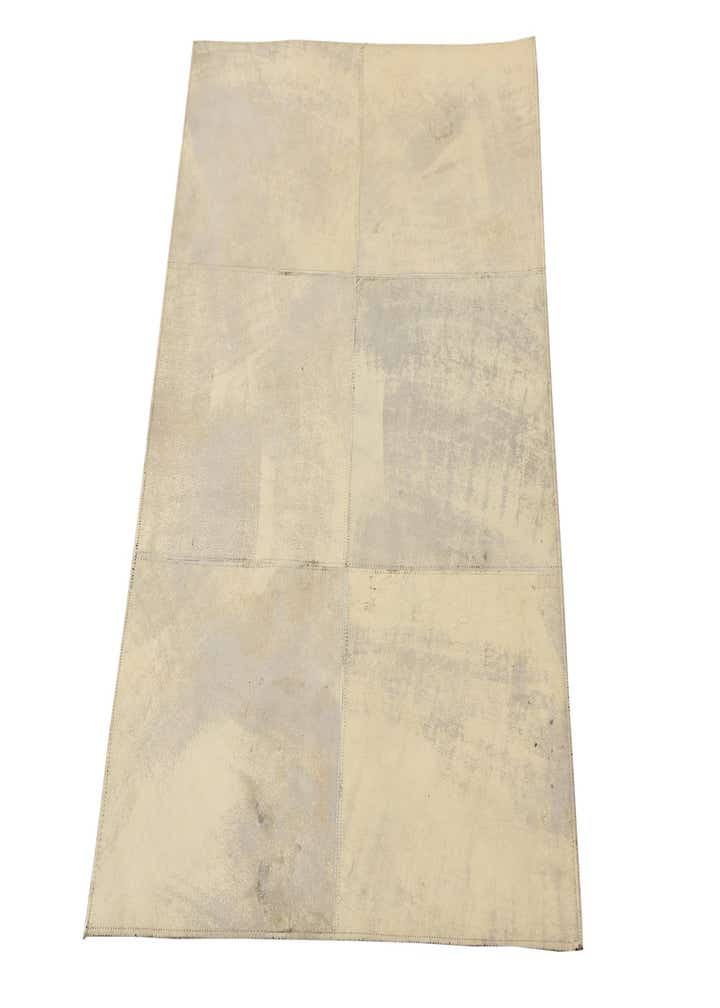 2' x 3' Cowhide Leather Rug