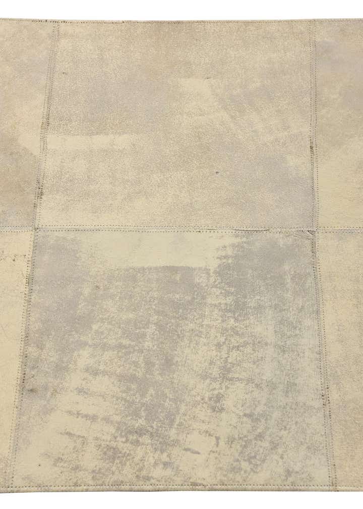 2' x 3' Cowhide Leather Rug