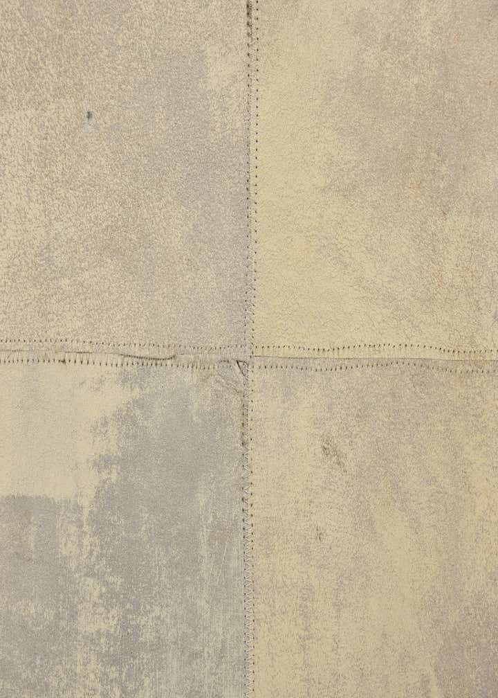 2' x 3' Cowhide Leather Rug